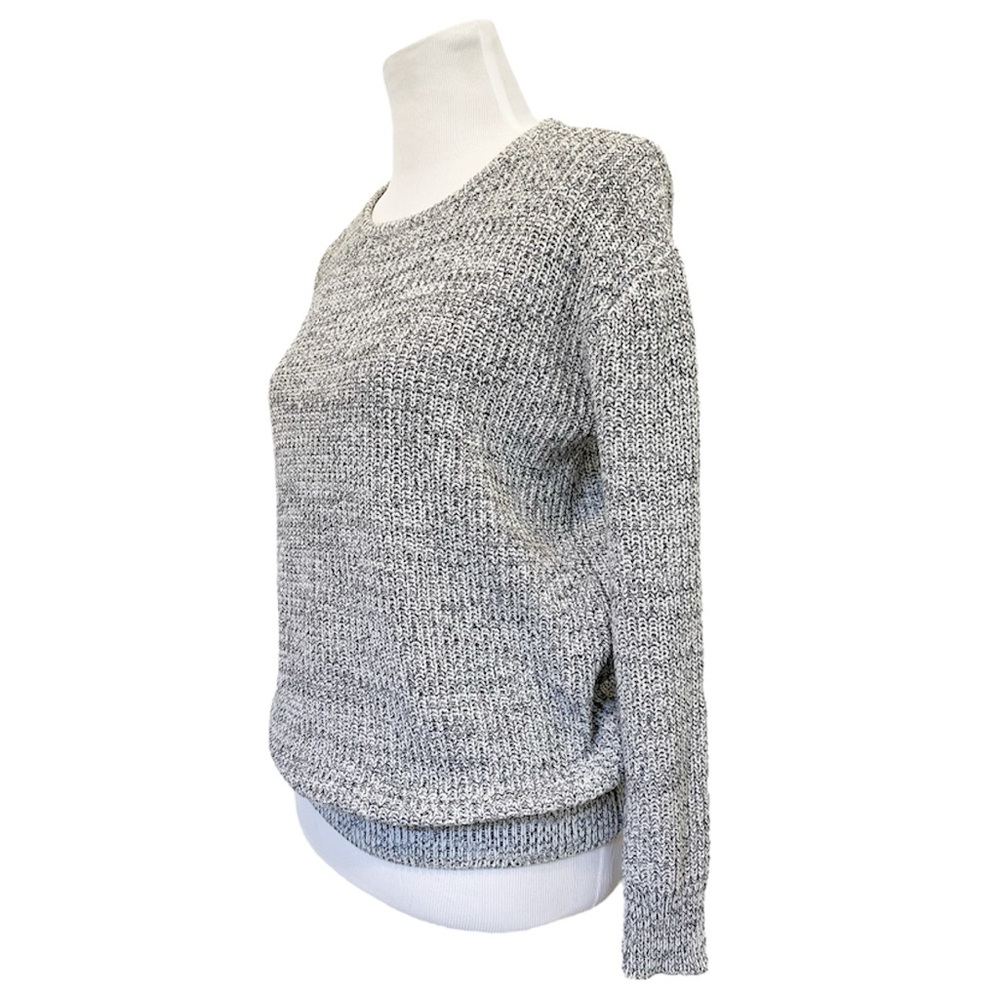 2x 100% Cotton Ribbed Knit Fisherman Sweater | Black/White, Cream/Black | F21 - Picture 12 of 16